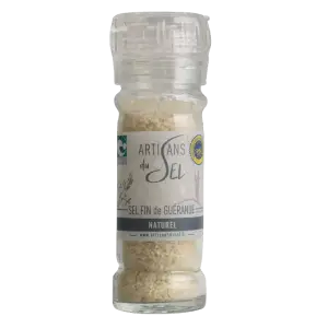 Moulin fleur de sel de guérande naturelle