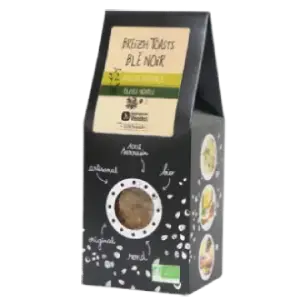 Breizh toasts blé noir et olives noires