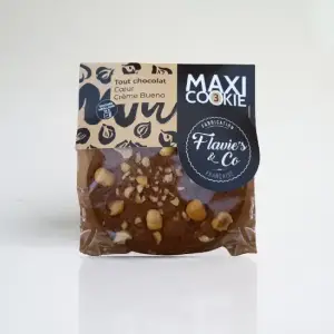 Maxi cookie tout chocolat et crème bueno
