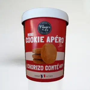 Mini cookie apéro chorizo et comté (a.o.p.)
