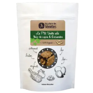 Les p’tits vénètes salés noix de cajou et coriandre bio