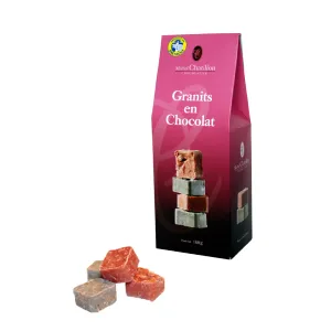 Granit breton étui cabine spécialité bretonne de chocolats blancs (180 g)