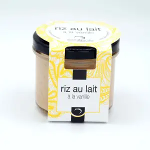 Riz au lait vanille