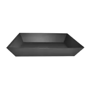 Grande corbeille noire