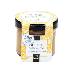 Dip butternut, miel, citron et amandes