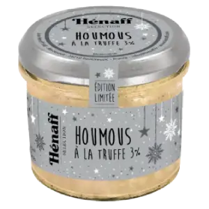Recette festive houmous à la truffe (3%). hénaff sélection