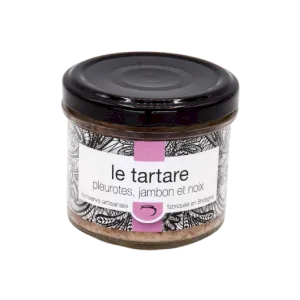 Tartare de pleurotes au jambon et aux noix