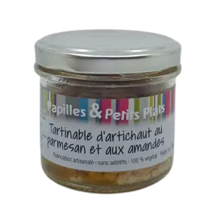 Tartinable d’artichaut au parmesan et aux amandes