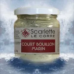 Court-bouillon marin de sel aux algues en verrine