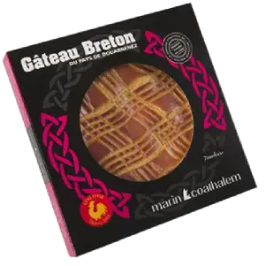 Gâteau breton à la framboise