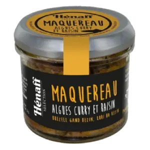Maquereau aux algues, curry et raisins hénaff sélection