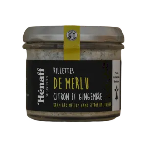 Rillettes de merlu au citron et au gingembre