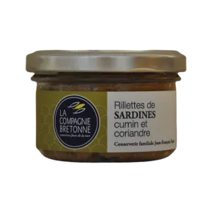 Rillettes de sardines au cumin et à la coriandre
