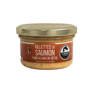 Rillettes de saumon fumé au bois de hêtre