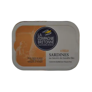 Sardines au beurre de baratte bio