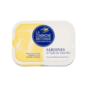 Sardines à l’huile de tournesol bio