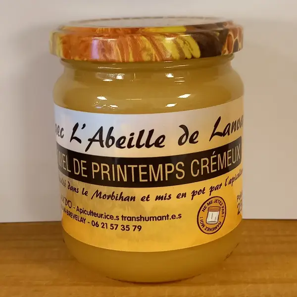 Miel de printemps crémeux