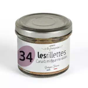 Rillettes de canard mi figues mi raisins