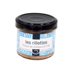 Rillettes de porc aux poireaux et au miel