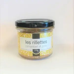 Rillettes de porc camembert et poire