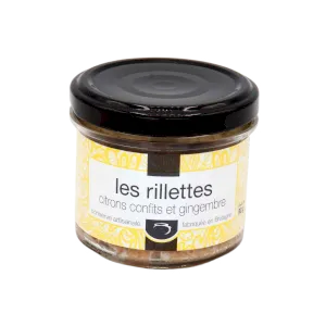 Rillettes de porc au citron gingembre