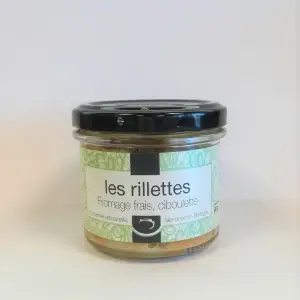Rillettes de porc fromage frais et ciboulette