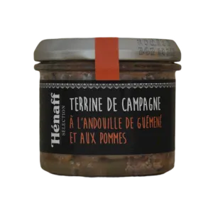 Terrine de campagne à l’andouille de guémené et aux pommes