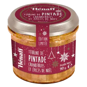 Terrine pintade cranberries épices