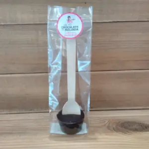 Cuillère chocolat chaud et noir